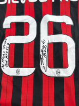 AC Milan Signed Home Shirt 2013/14 Silvestre 26 (L)