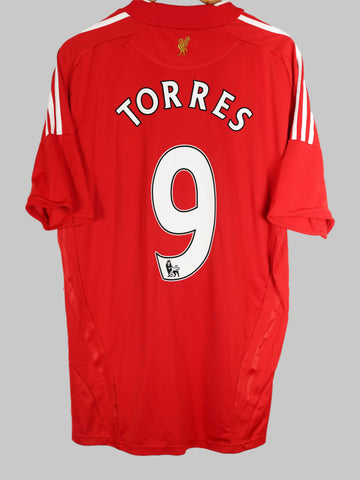 2008/9 Liverpool Torres #9 Home Shirt (XL)