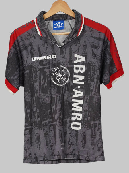 ウェア 96/97 Vintage Umbro Ajax Away Uniform 1996/97 Ajax Away Shirt (L Kids) Umbro | First11