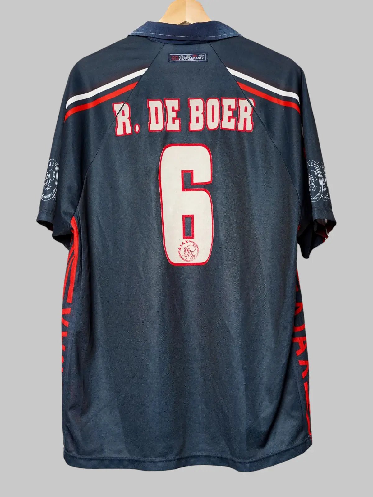 Ajax Auswärtstrikot 1997/98 R. de Boer 6 (XL)