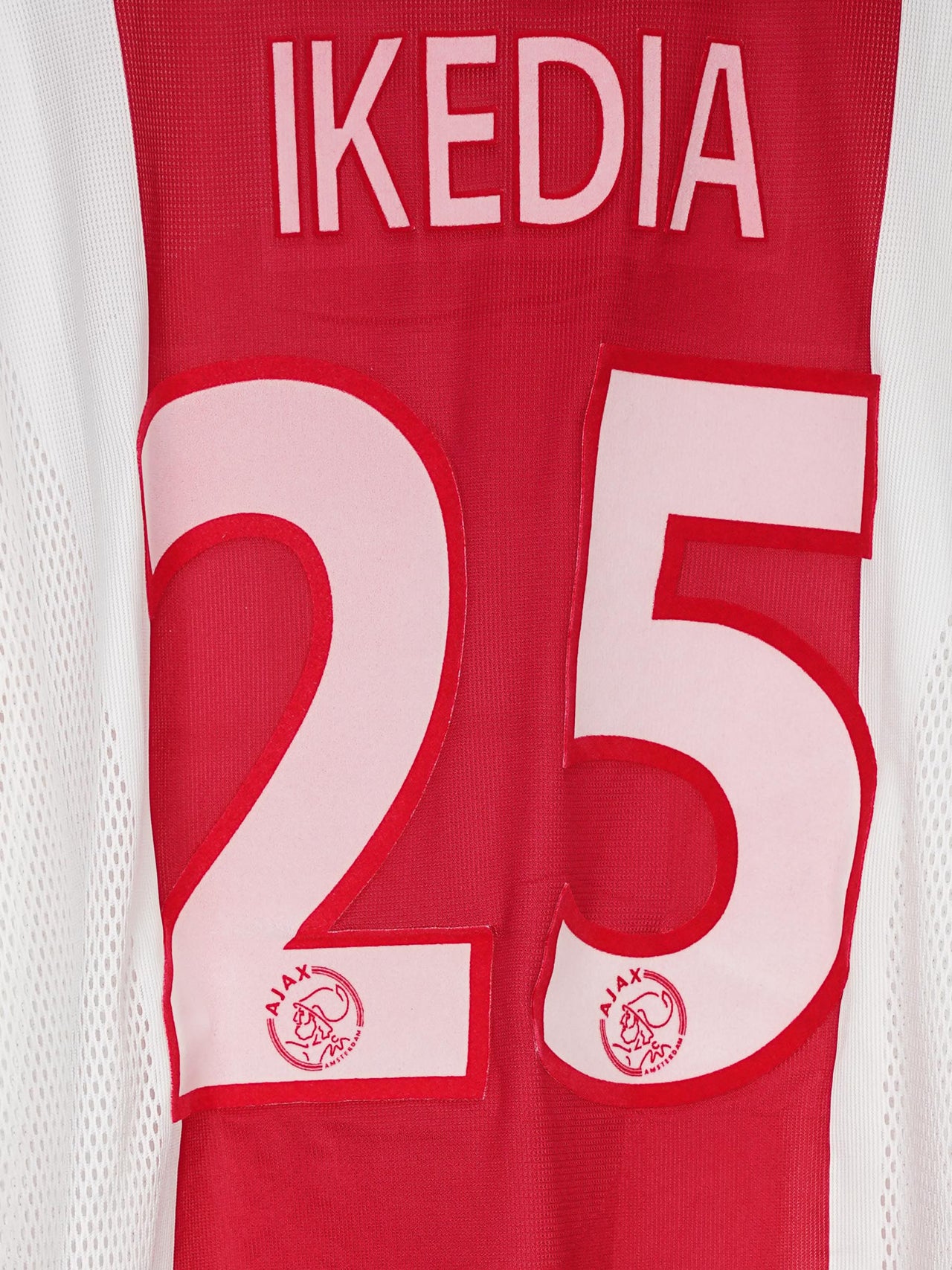 Ajax Home Shirt 2002/3 Ikedia 25 Player issue (L)