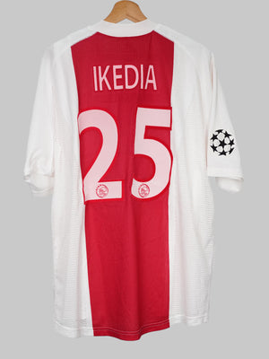 Ajax Home Shirt 2002/3 Ikedia 25 Player issue (L)