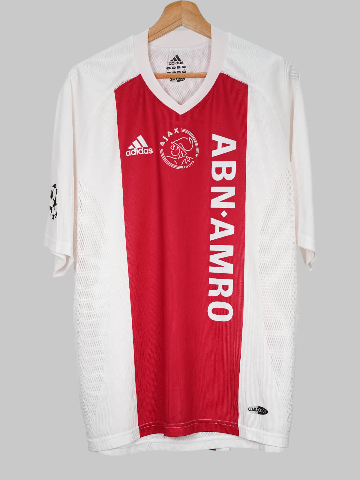 Ajax Home Shirt 2002/3 Ikedia 25 Player issue (L)