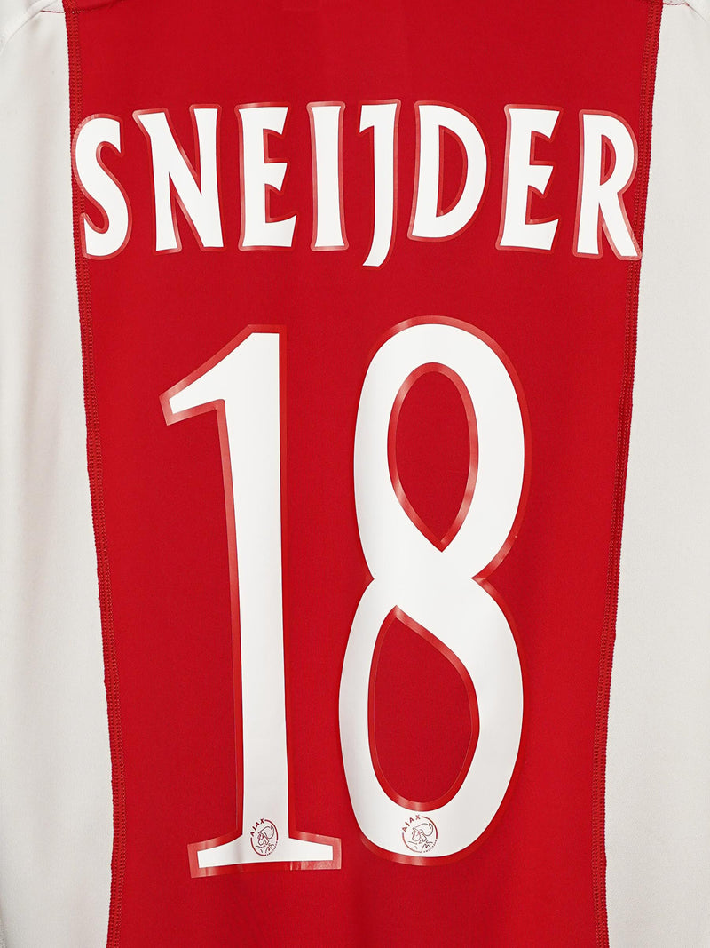 Ajax Home Shirt 2005/6 Sneijder 18 (M)