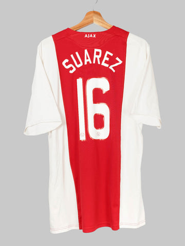 Ajax Home Shirt 2008/9 Suarez 16 (L)