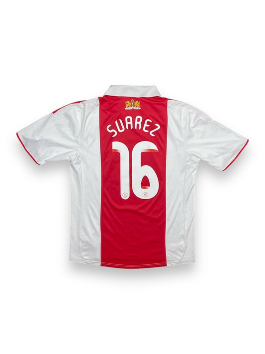 Ajax Home Shirt 2009/10 Suárez #16 - 9/10 - M