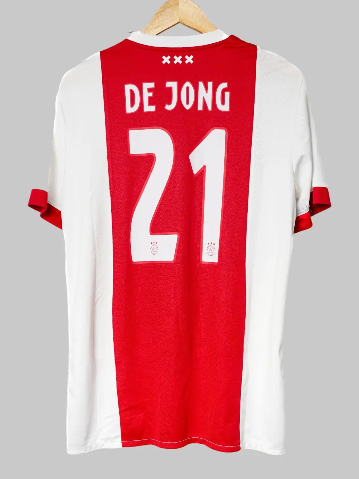 Ajax Home Shirt 2017/18 De Jong (L)