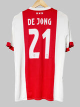 Ajax Home Shirt 2017/18 De Jong (L)