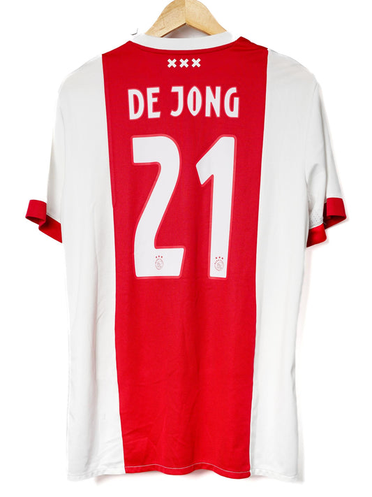 Ajax Home Shirt 2017/18 De Jong (L)