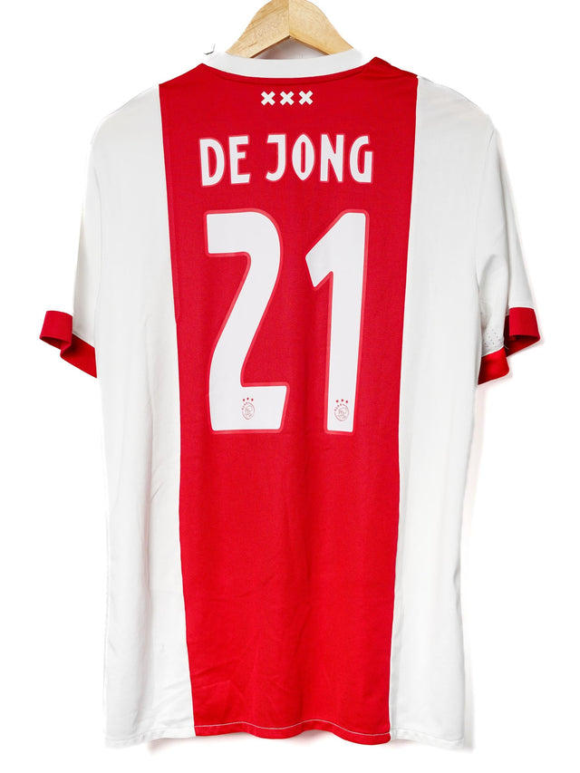 Ajax Home Shirt 2017/18 De Jong (L)