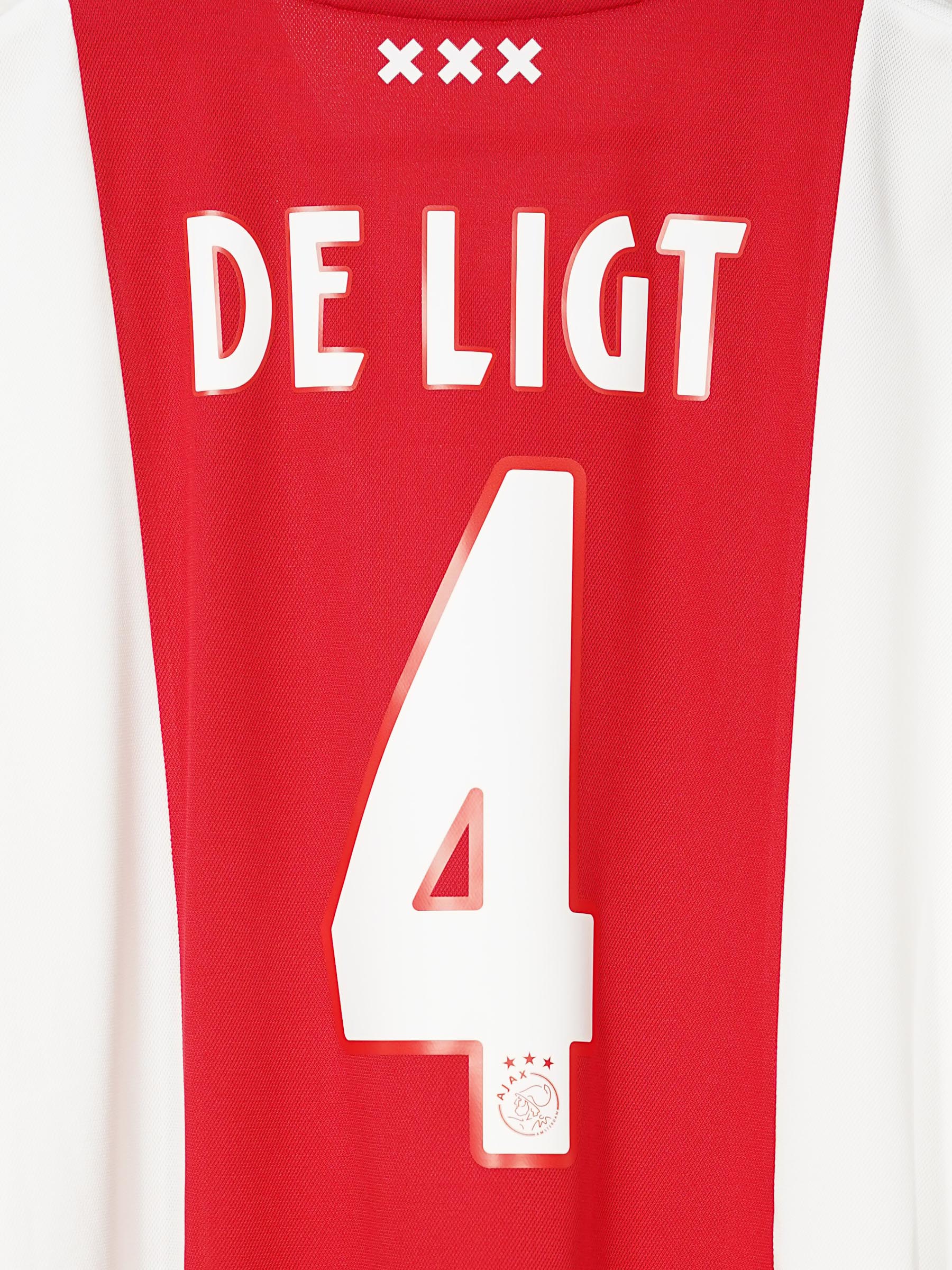 Ajax Home Shirt 2017/18 De Ligt 4 (XL)