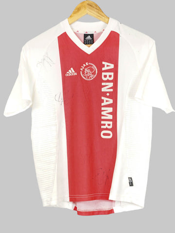 Ajax Home Shirt Signed 2003/4 (L Kids)