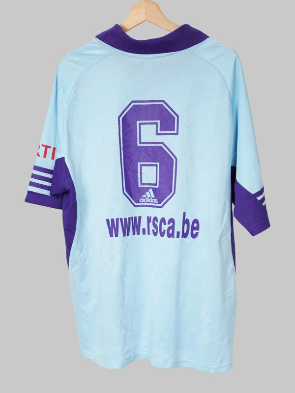 Anderlecht Away Shirt 2001/2 #6 Match worn/issued (XXL)