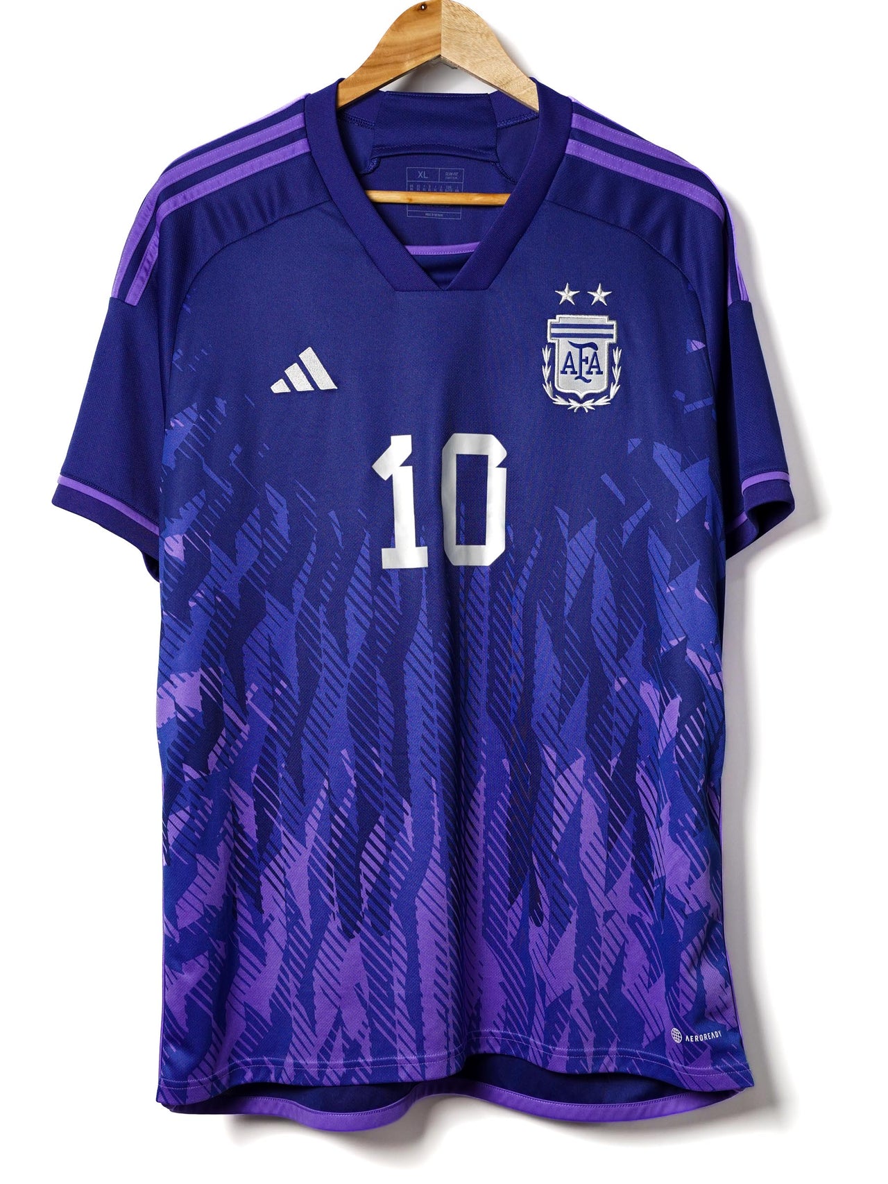 Argentina Away Shirt 2022/23 Messi 10 (XL)