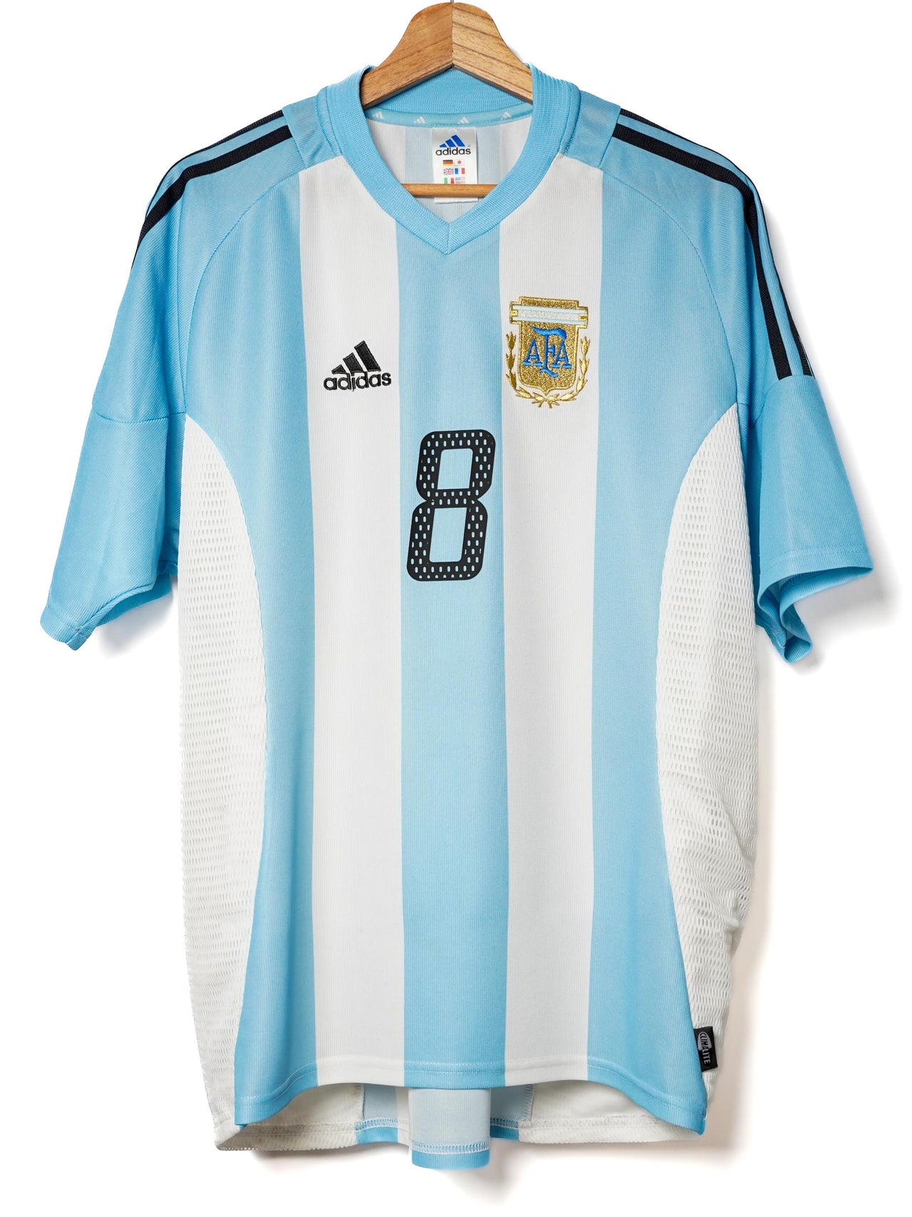 Argentina Home Shirt 2002/4 Zanetti 8 (XL)