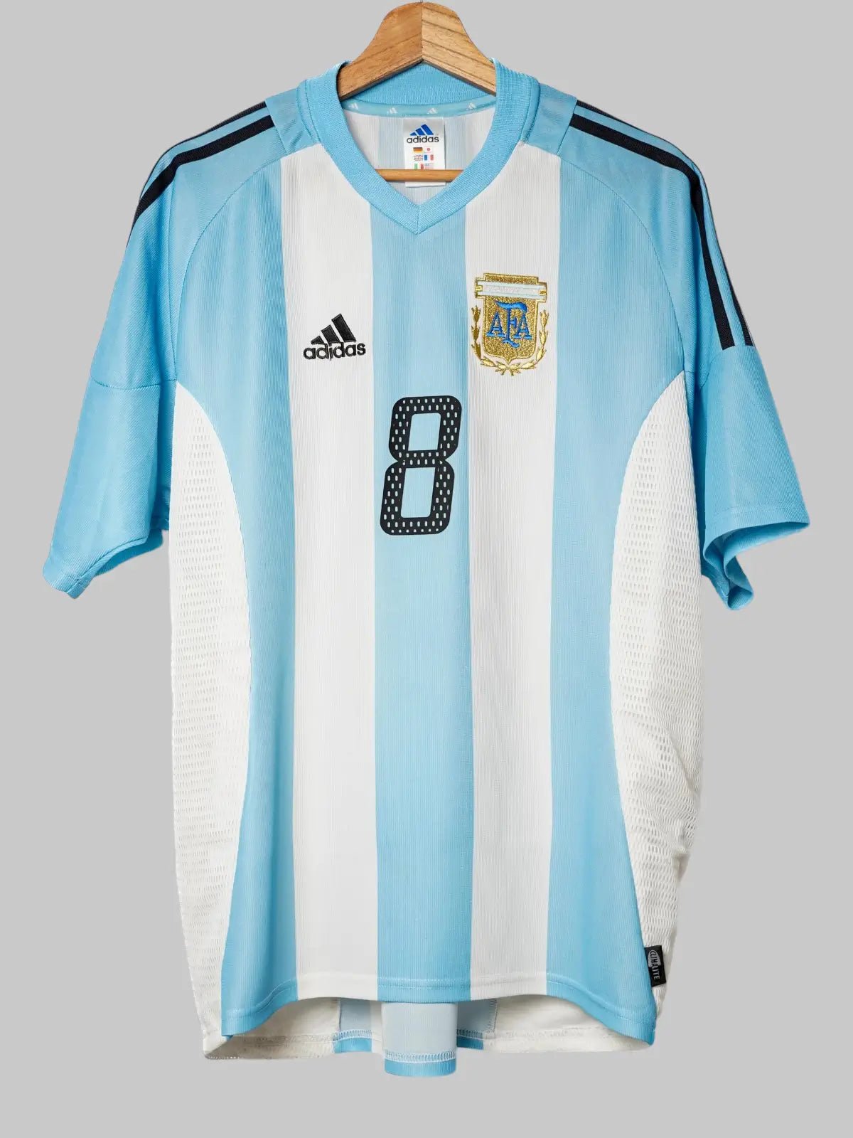 Argentina Home Shirt 2002/4 Zanetti 8 (XL)