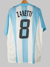 Argentinien Startseite <tc>Trikot</tc> 2002/4 Zanetti Nr. 8 (XL)