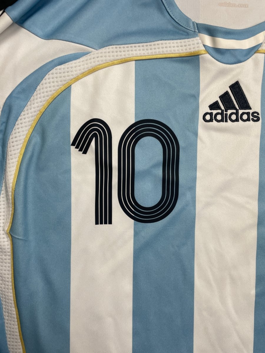 Argentina Home Shirt 2006/7 Riquelme #10 - 9/10 - L