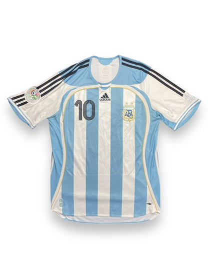 Argentina Home Shirt 2006/7 Riquelme #10 - 9/10 - L