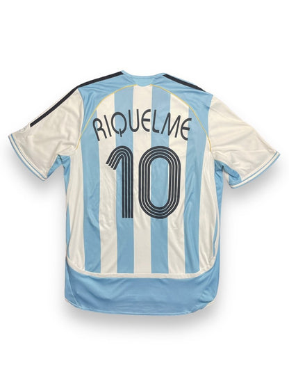 Argentina Home Shirt 2006/7 Riquelme #10 - 9/10 - L