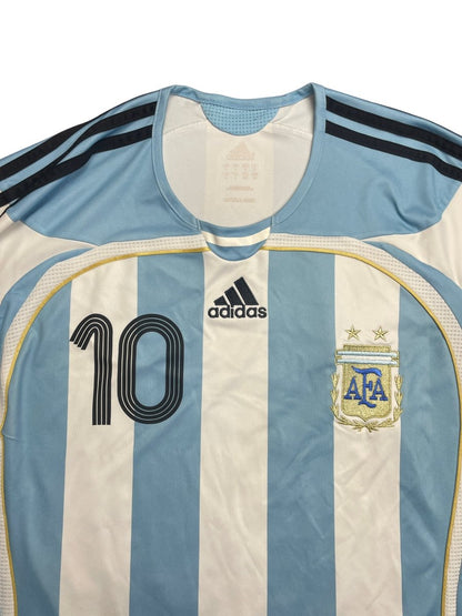 Argentina Home Shirt 2006/7 Riquelme #10 - 9/10 - L