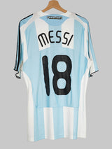 Argentina Home Shirt 2007/9 Messi 18 (L)