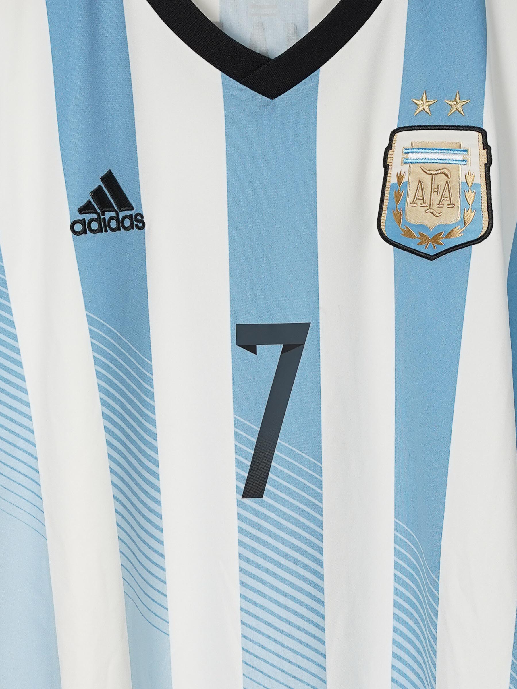 Argentina Home Shirt 2014/15 Di Maria 7 (XL)