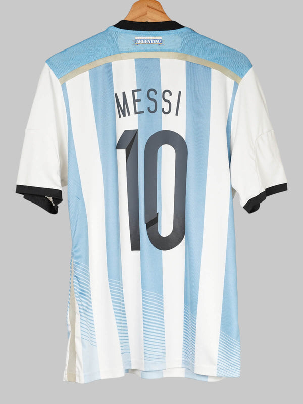 Argentina Home Shirt 2014/15 Messi #10 (M)
