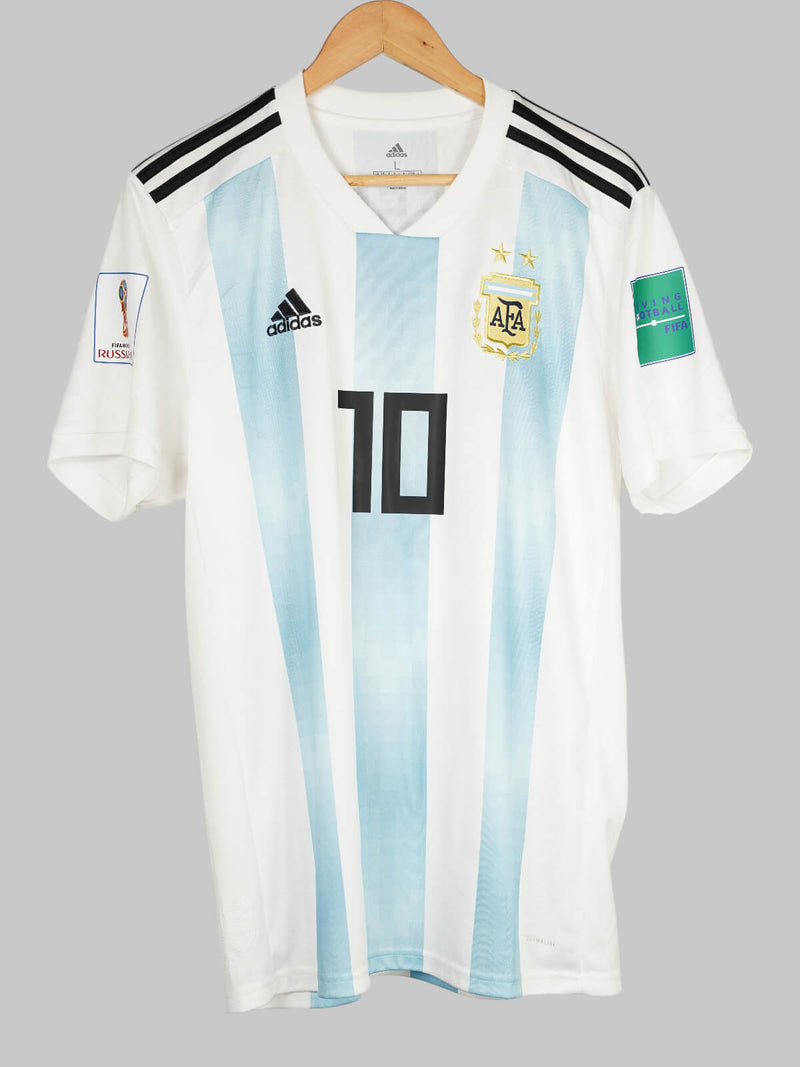 Argentina Home Shirt 2018/19 Messi 10 (L)