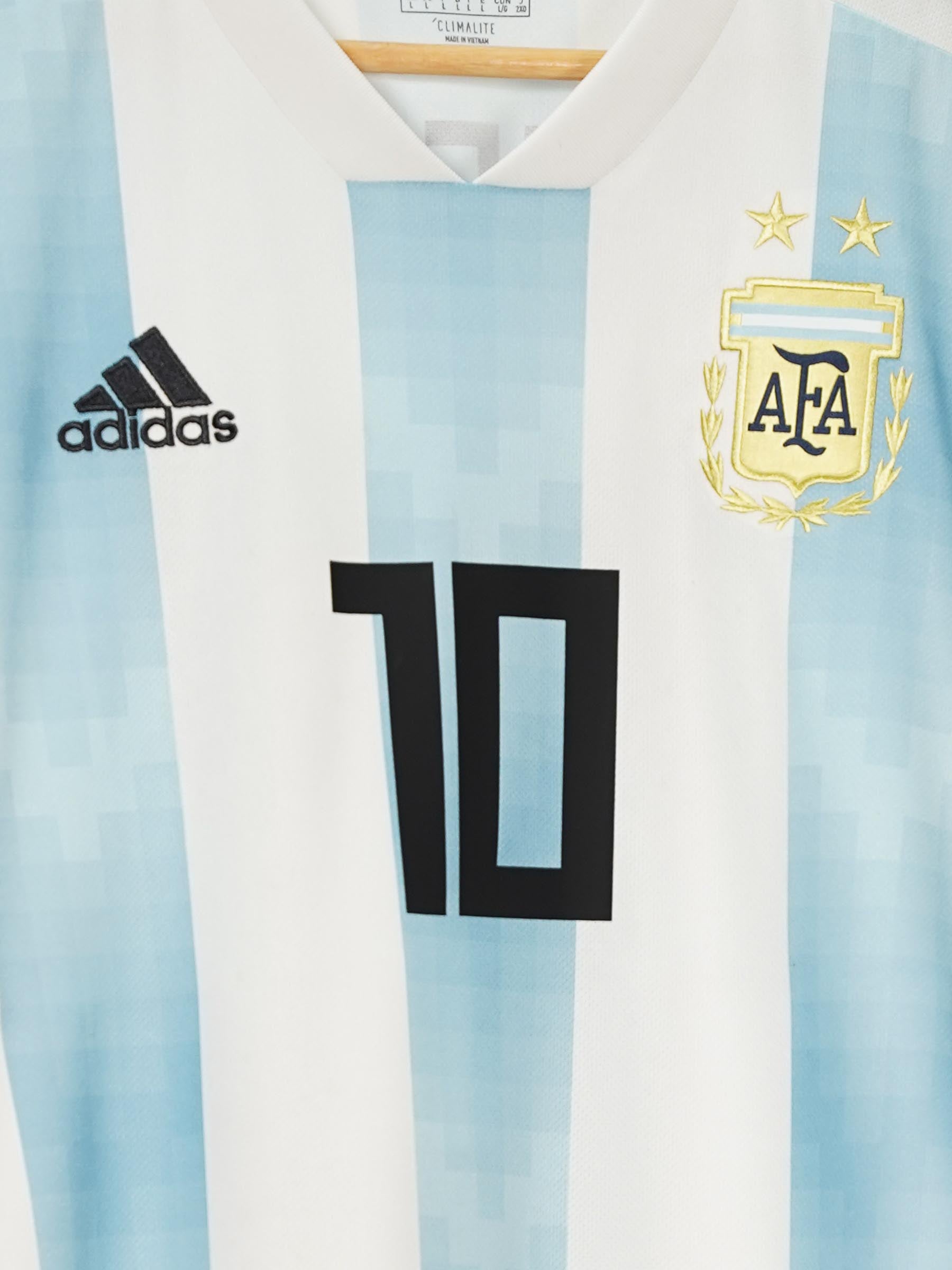 Argentina Home Shirt 2018/19 Messi 10 (L)
