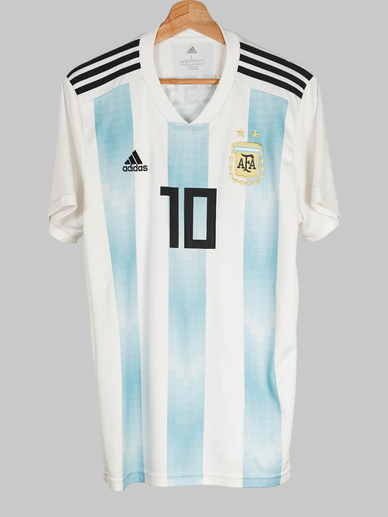 Argentina Home Shirt 2018/19 Messi 10 (L)