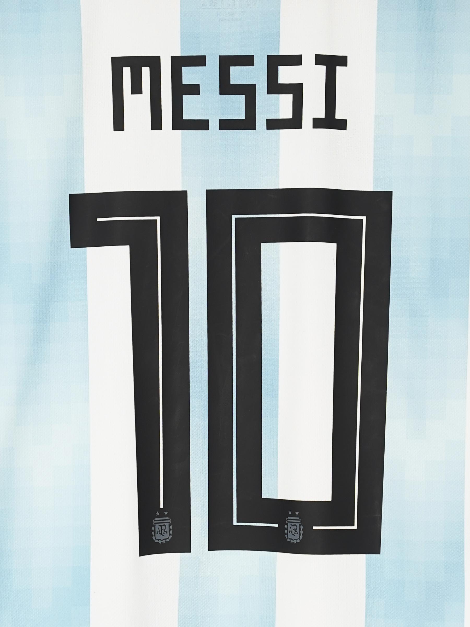 Argentina Home Shirt 2018/19 Messi 10 (XL)