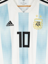 Argentina Home Shirt 2018/19 Messi 10 (XL)