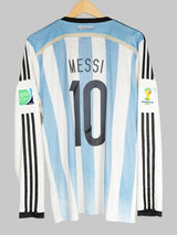 Argentina Home Shirt L/S 2014/15 Messi 10 (L)