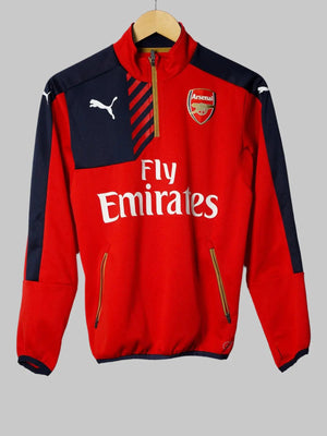 Arsenal 1/4 Zip volledige trainingsset 2015/16 (XL kinderen)