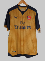 Arsenal Away Shirt 2015/16 Alexis 17 Signed (L)