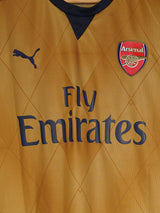 Arsenal Away Shirt 2015/16 Alexis 17 Signed (L)