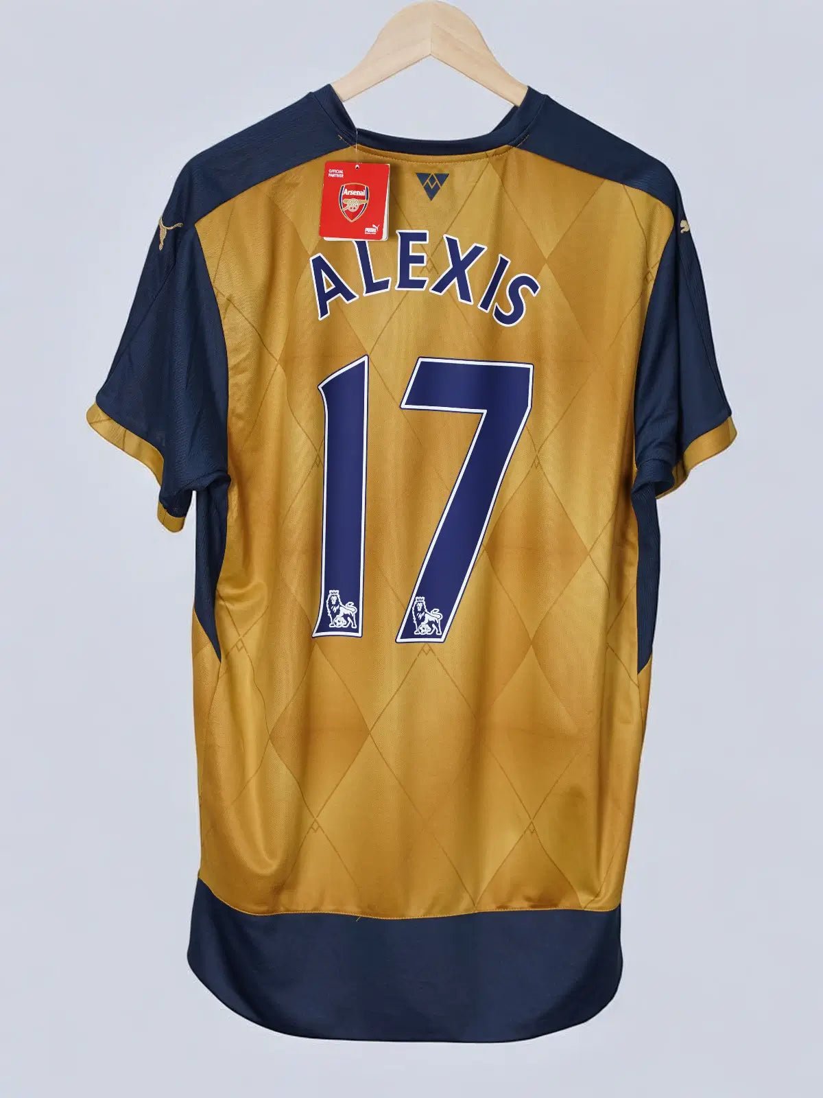 Arsenal Away Shirt 2015/16 BWNT Alexis 17 (XL)
