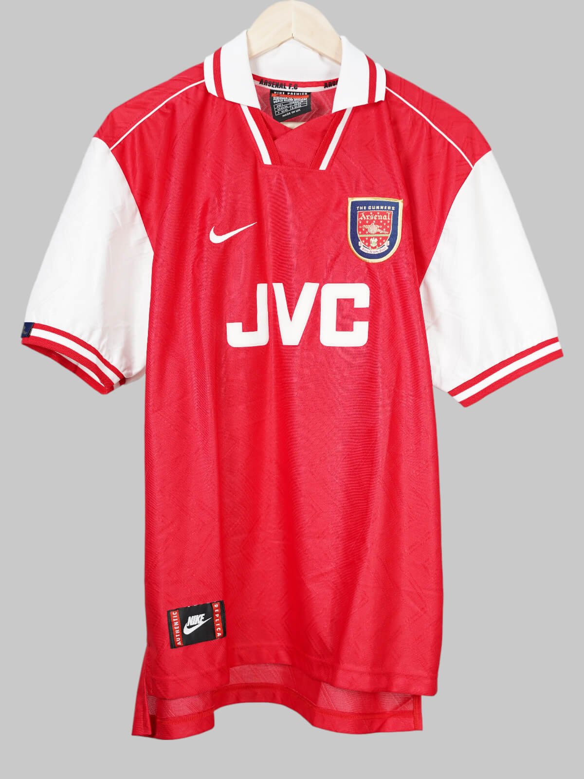 Arsenal Home Shirt 1997/98 Bergkamp 10 (L)