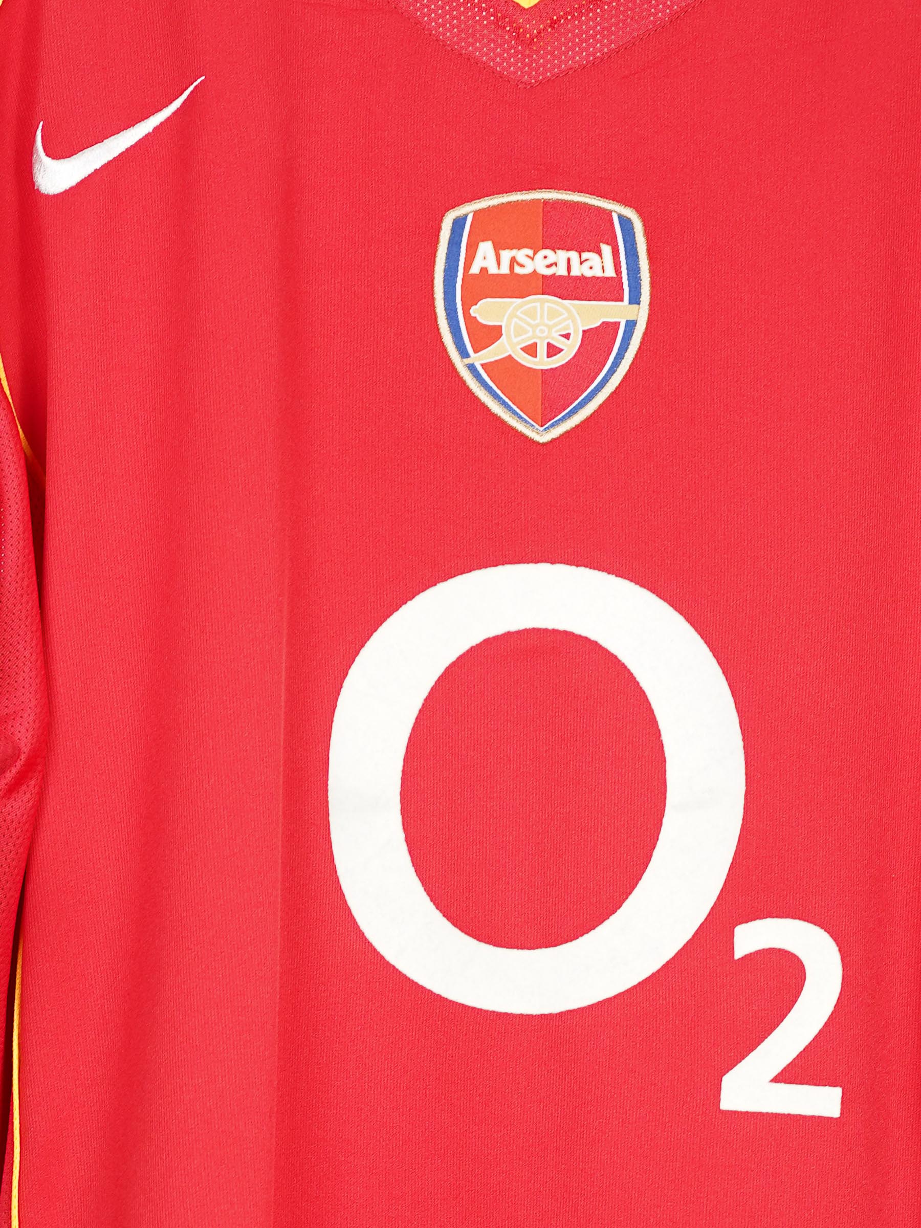 2004/05 Arsenal Bergkamp #10 Home Shirt (XXL) Nike | First11