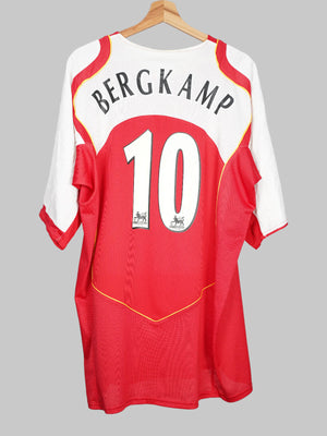 Arsenal Home Shirt 2004/5 Bergkamp 10 (XXL)