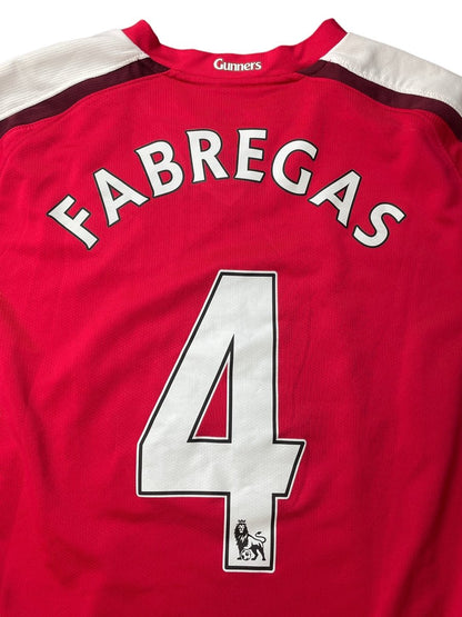 Arsenal Home Shirt 2008/10 Fabregas #4 - 10/10 - M