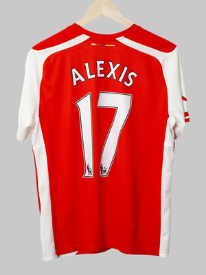 Arsenal Home Shirt 2014/15 Alexis 17 (M)