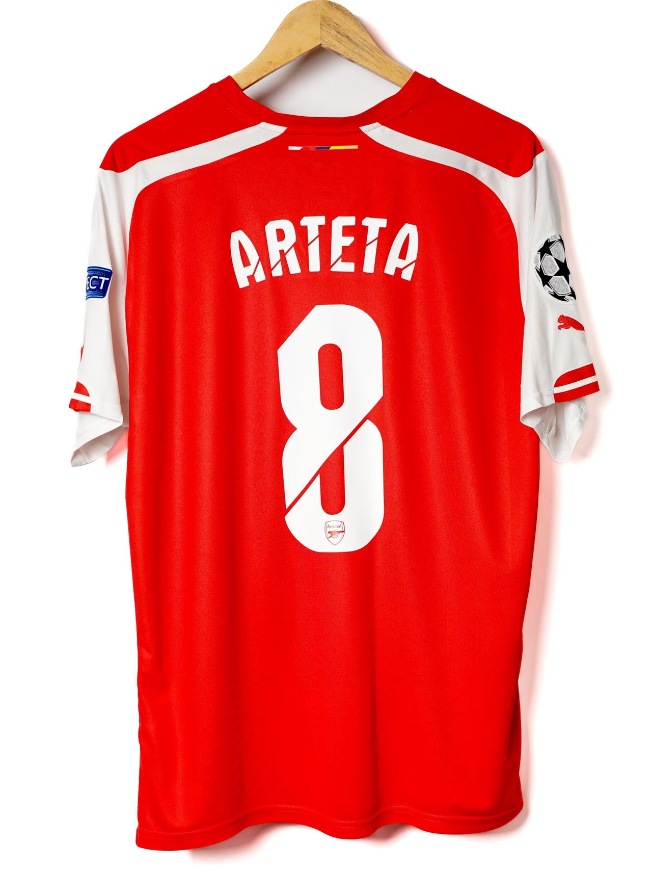 Arsenal Home Shirt 2014/15 Arteta 8 (XL)