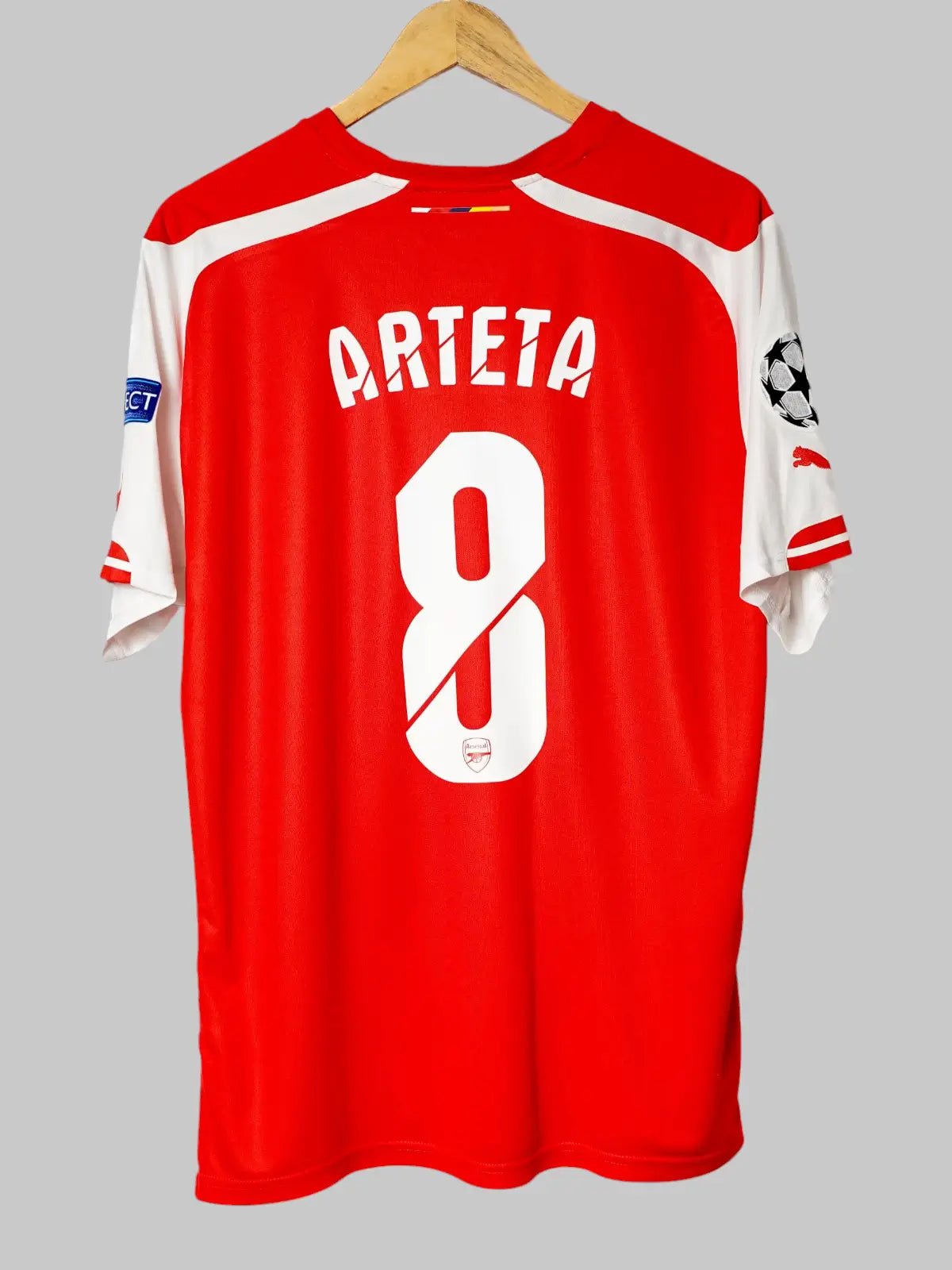 Arsenal Home Shirt 2014/15 Arteta 8 (XL)