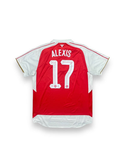 Arsenal Home Shirt 2015/16 Alexis #17 - 10/10 - L