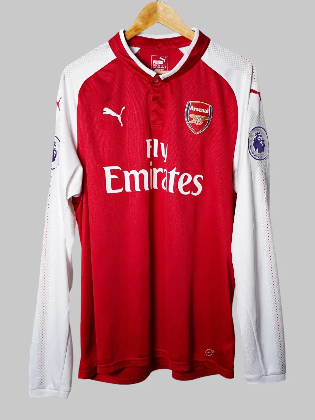 PUMA Arsenal FC 長袖ユニフォーム 11番 OZIL エジル 2017/18 Arsenal Özil #11 Home Shirt L/S (XL) Puma | First11