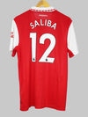 Arsenal Home Shirt 2022/23 Saliba #12 (L)