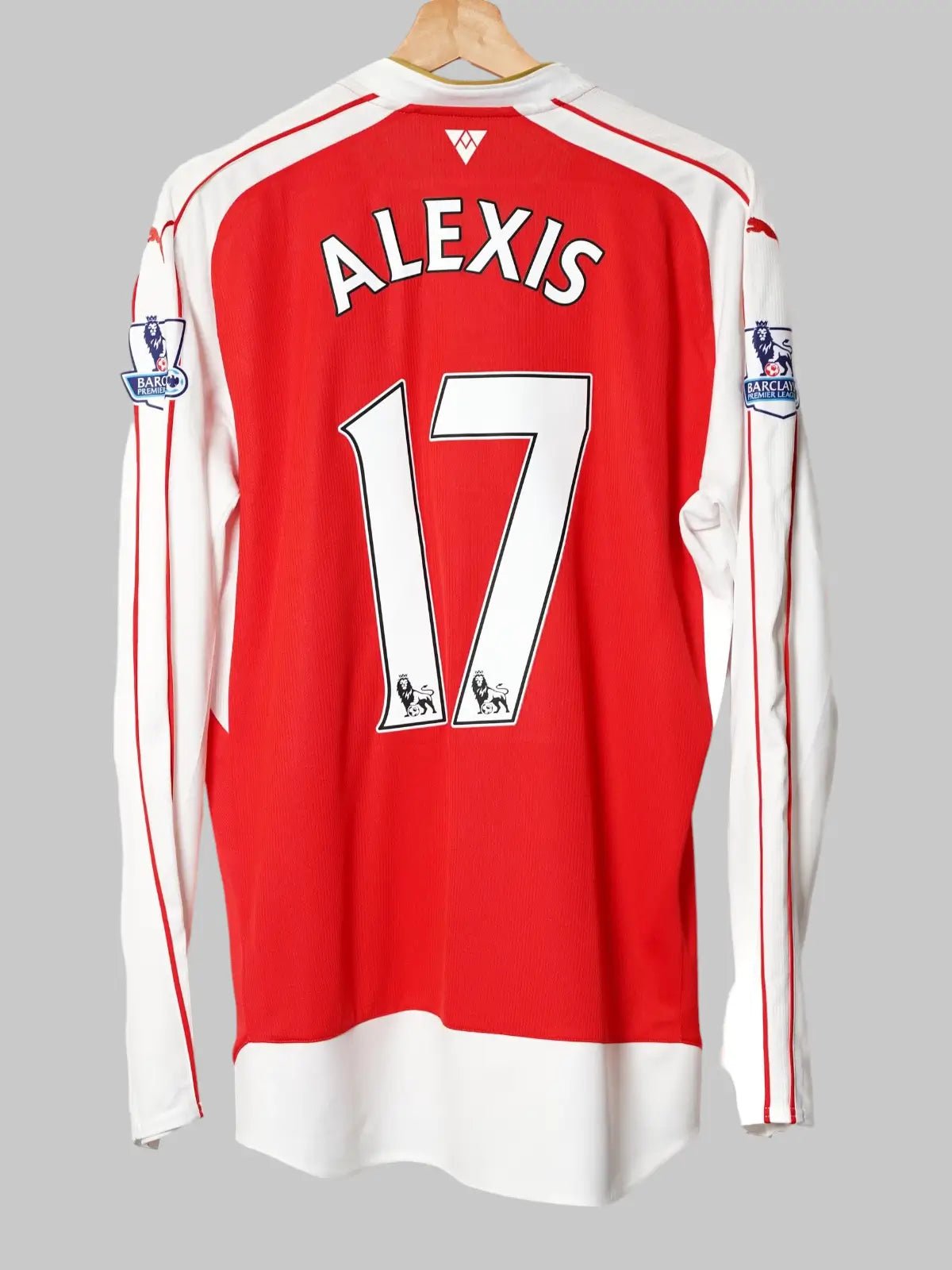 Arsenal Home Shirt L/S 2015/16 Alexis 17 (L)