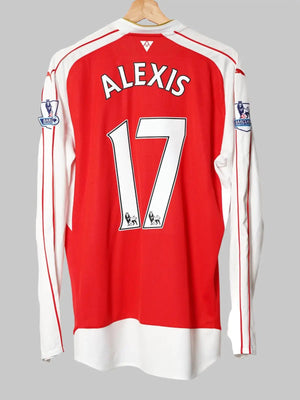 Arsenal Home Shirt L/S 2015/16 Alexis 17 (L)